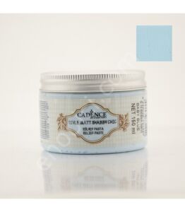 Cadence Shabby Chic Renkli Rölyef Pasta 150ml SR10 Bebek Mavi