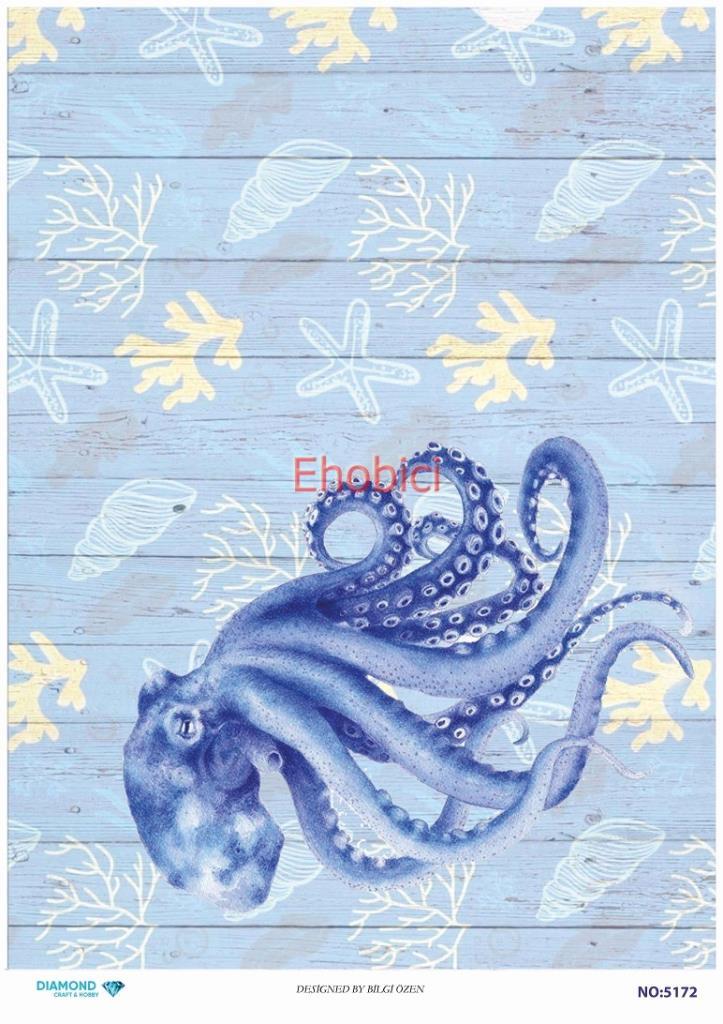 Diamond Pirinç Dekopaj Kağıdı - 5172