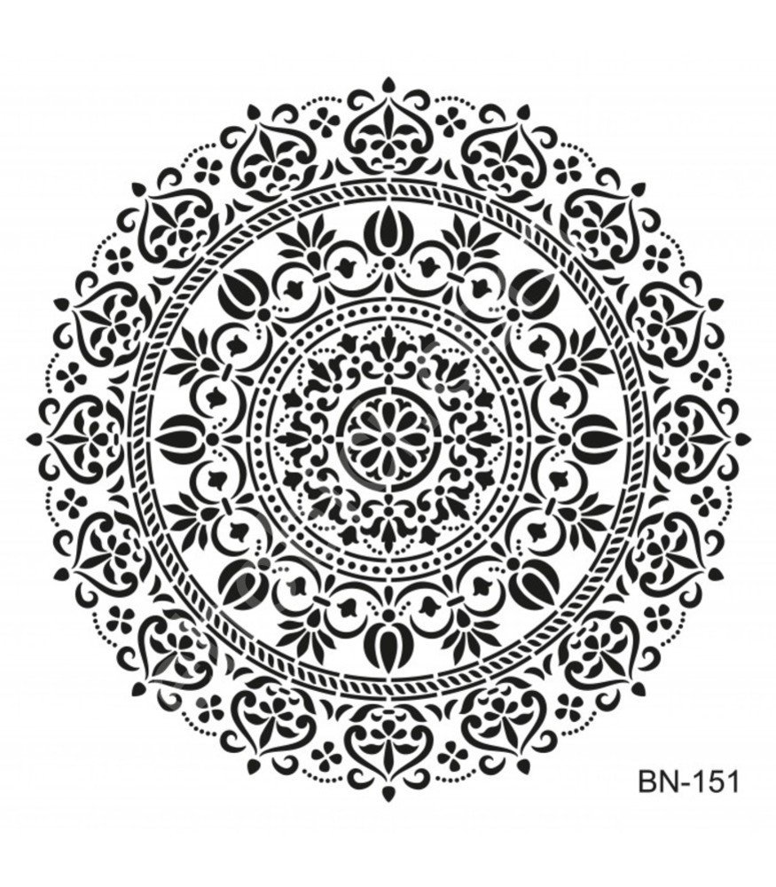 Cadence Damask Stencil 25x35 Özel 71