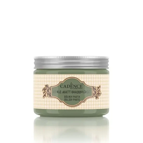Cadence Shabby Chic Renkli Rölyef Pasta SR12 Adaçayı 150ml