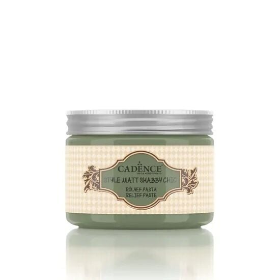 Cadence Shabby Chic Renkli Rölyef Pasta SR12 Adaçayı 150ml