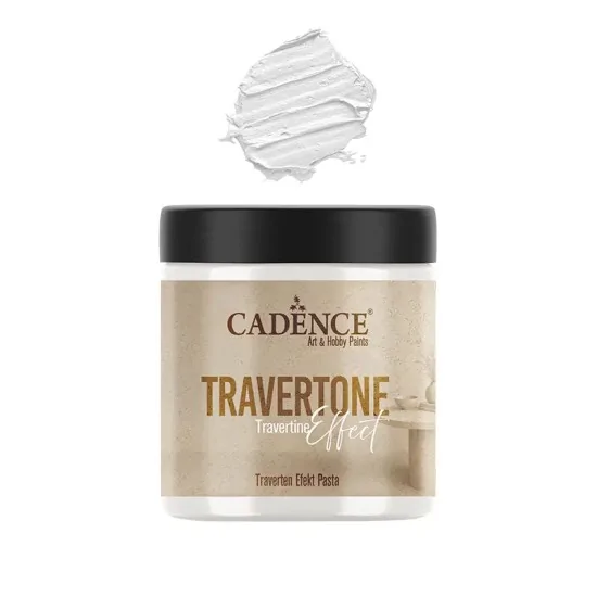 Cadence Traverten Efekt Pasta TRV-01 Beyaz 250ml