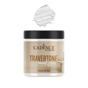 Cadence Traverten Efekt Pasta TRV-01 Beyaz 250ml