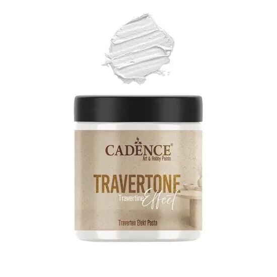 Cadence Traverten Efekt Pasta TRV-01 Beyaz 250ml