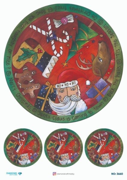 Diamond Pirinç Dekopaj Kağıdı - 3660