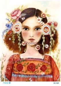 Diamond Pirinç Dekopaj Kağıdı - 1229