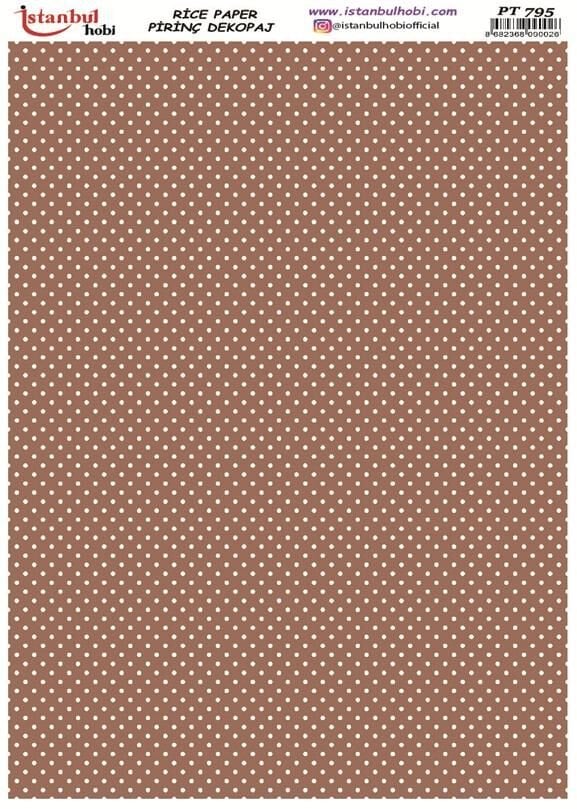 Pirinç Dekopaj Kağıdı 30x42cm PT-795