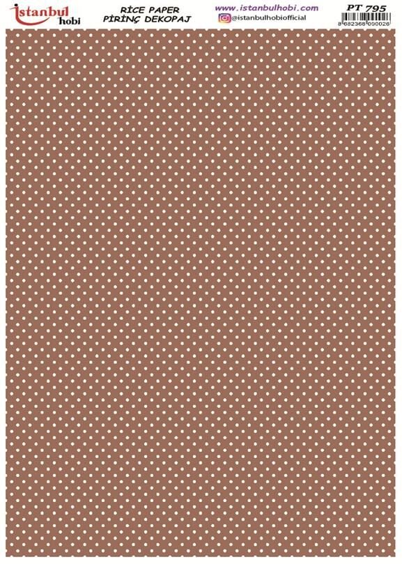Pirinç Dekopaj Kağıdı 30x42cm PT-795