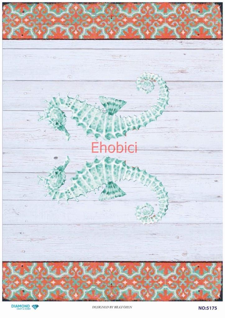 Diamond Pirinç Dekopaj Kağıdı - 5175