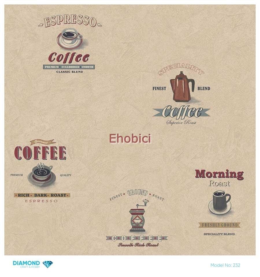 Diamond Pirinç Dekopaj Kağıdı - 232 - 30x30