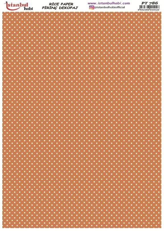 Pirinç Dekopaj Kağıdı 30x42cm PT-786