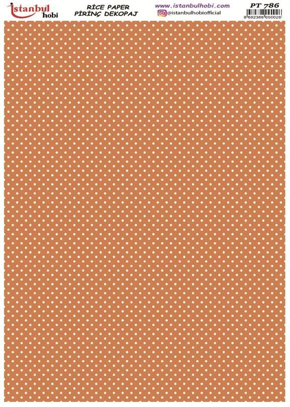 Pirinç Dekopaj Kağıdı 30x42cm PT-786