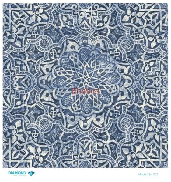 Diamond Pirinç Dekopaj Kağıdı - 233 - 30x30