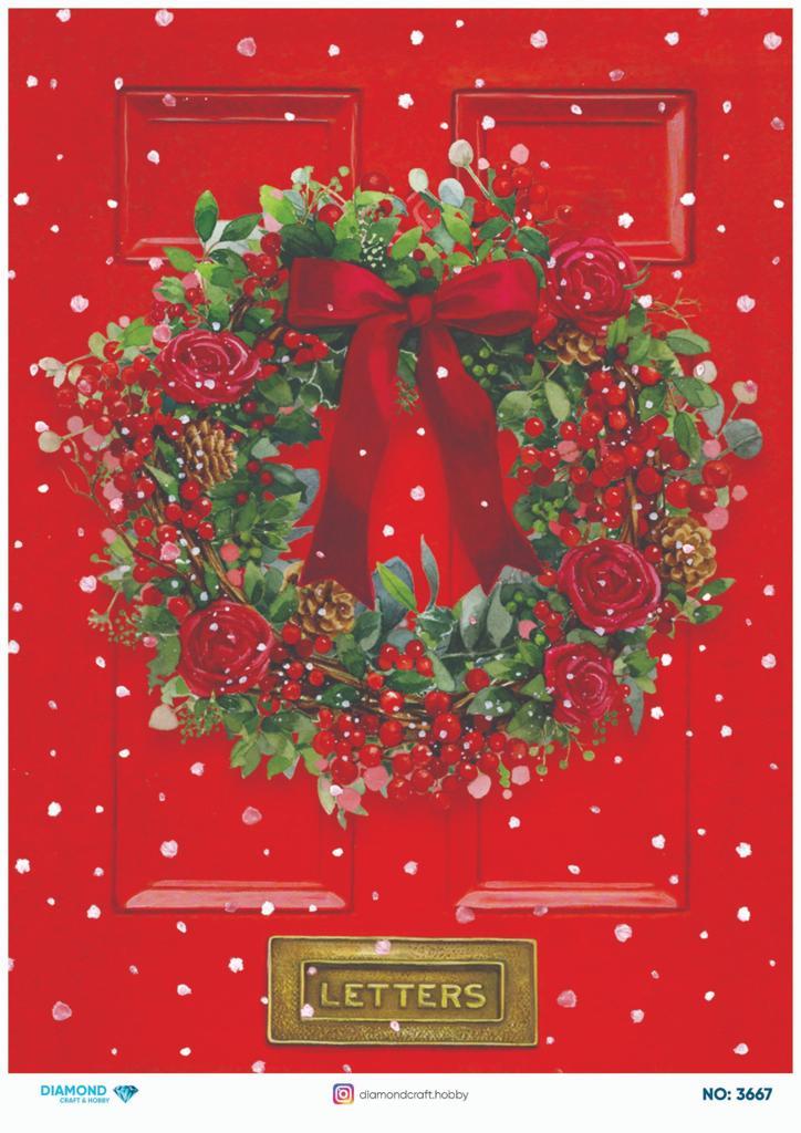 Diamond Pirinç Dekopaj Kağıdı - 3667