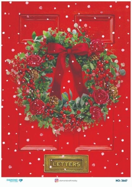 Diamond Pirinç Dekopaj Kağıdı - 3667