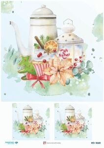 Diamond Pirinç Dekopaj Kağıdı - 3668