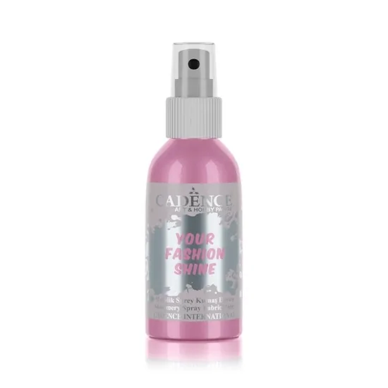 Cadence Your Fashion Metalik Sprey Kumaş Boyası 1103 Pembe 100ml