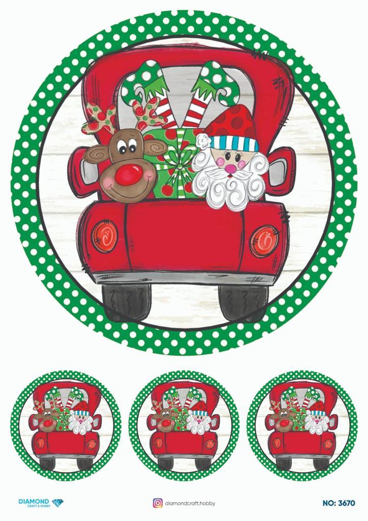 Diamond Pirinç Dekopaj Kağıdı - 3670