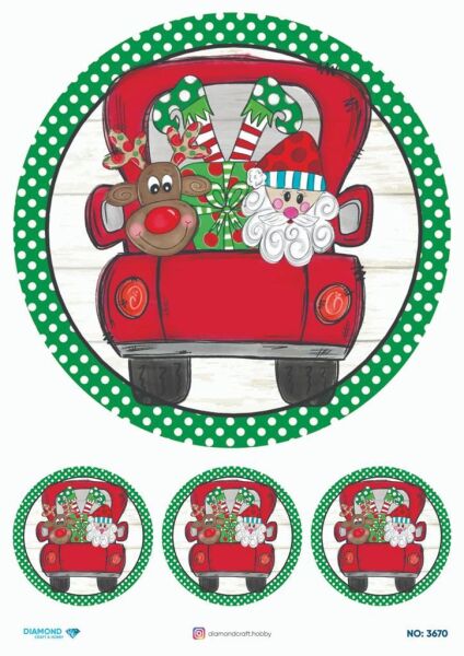 Diamond Pirinç Dekopaj Kağıdı - 3670