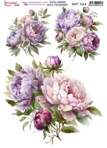 Koyu Zemin Sulu Transfer Kağıdı 25x35cm KST-128