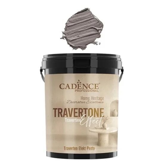 Cadence Traverten Efekt Pasta TRV-04 Duman 3KG