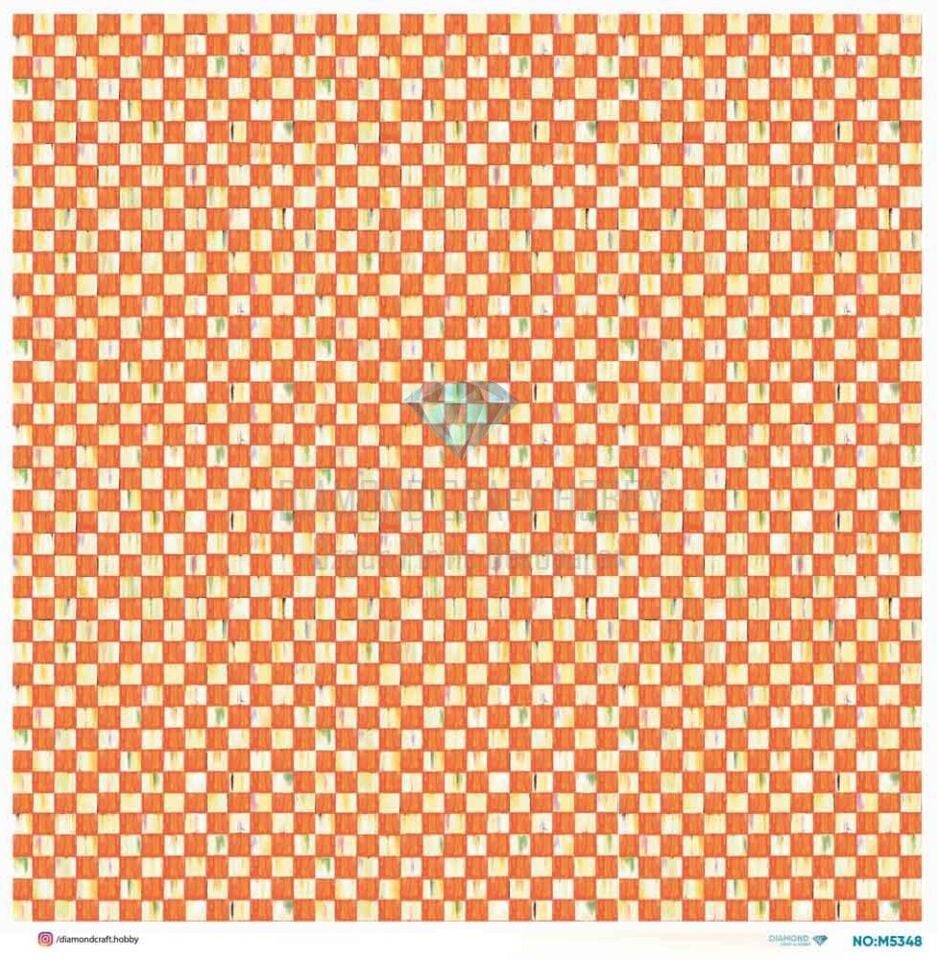 Diamond Pirinç Dekopaj Kağıdı - 5348 - 90x90cm