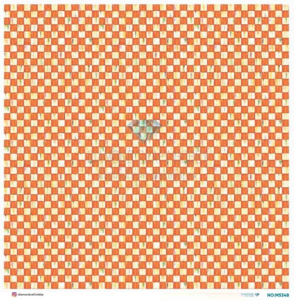 Diamond Pirinç Dekopaj Kağıdı - 5348 - 90x90cm