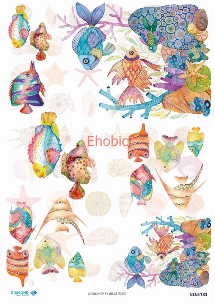 Diamond Pirinç Dekopaj Kağıdı - 5183