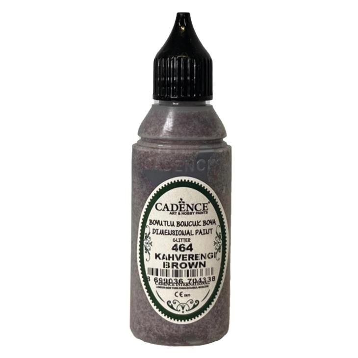 Cadence Simli Boncuk Boya 464 Kahverengi 50ml