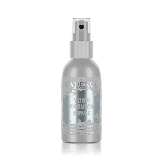 Cadence Your Fashion Metalik Sprey Kumaş Boyası 1121 Gümüş 100ml
