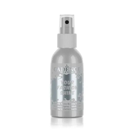 Cadence Your Fashion Metalik Sprey Kumaş Boyası 1121 Gümüş 100ml