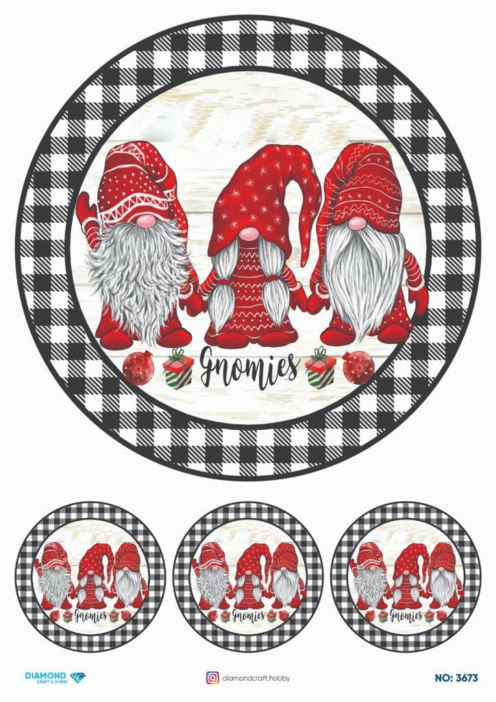 Diamond Pirinç Dekopaj Kağıdı - 3673