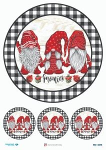 Diamond Pirinç Dekopaj Kağıdı - 3673