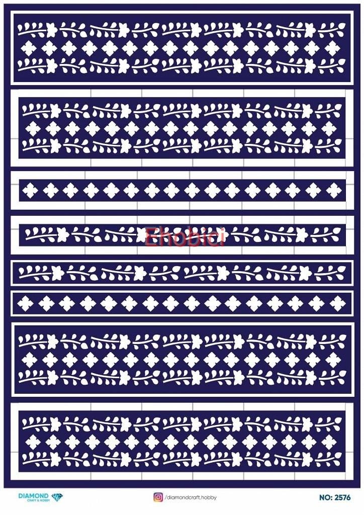 Diamond Pirinç Dekopaj Kağıdı - 2576