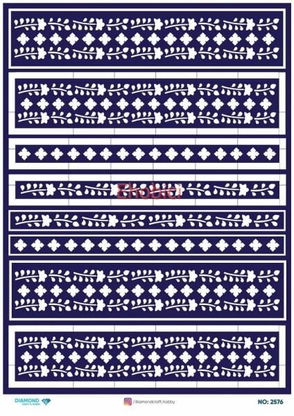 Diamond Pirinç Dekopaj Kağıdı - 2576