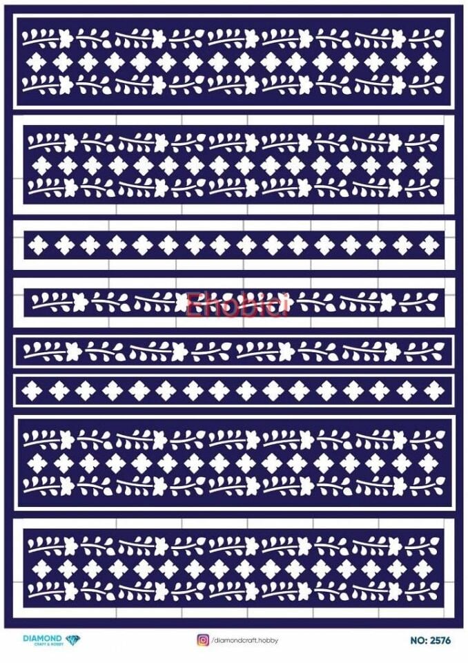 Diamond Pirinç Dekopaj Kağıdı - 2576