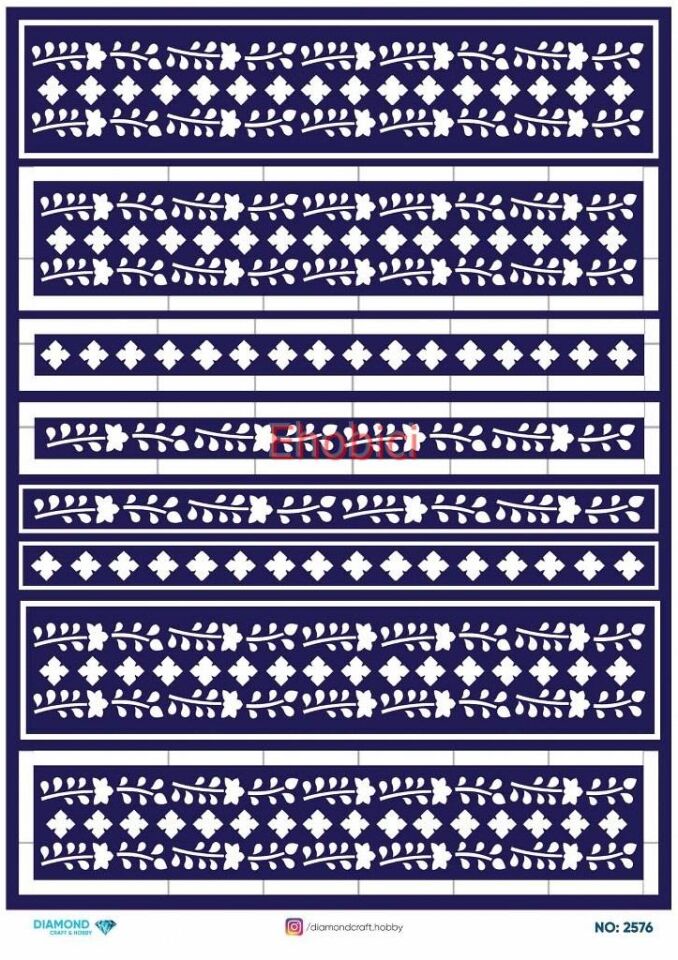 Diamond Pirinç Dekopaj Kağıdı - 2576