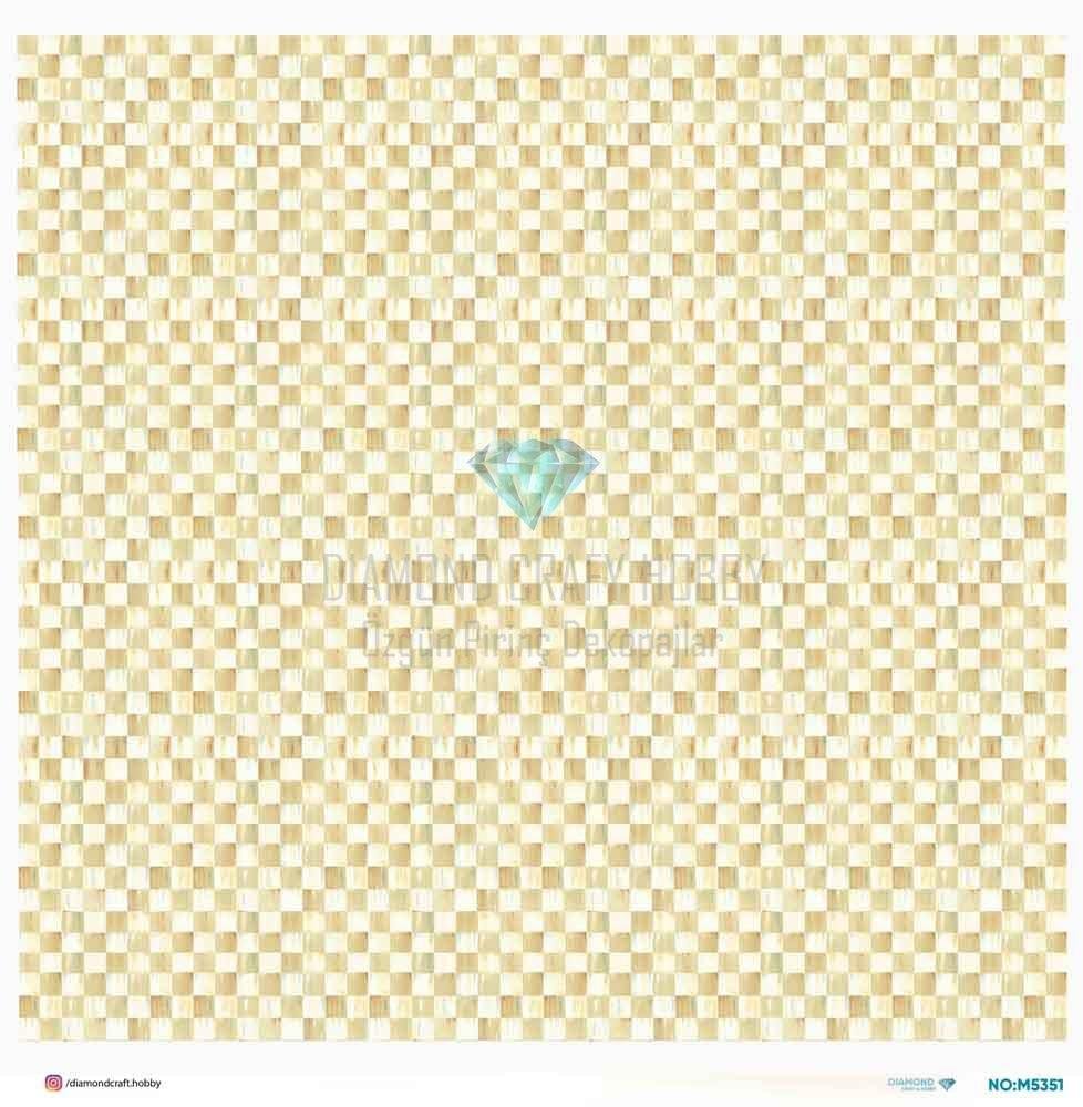 Diamond Pirinç Dekopaj Kağıdı - 5351 - 90x90cm
