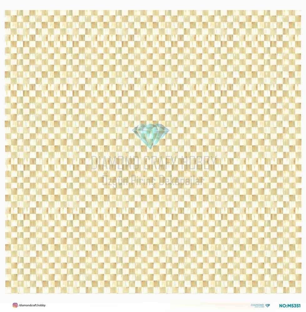 Diamond Pirinç Dekopaj Kağıdı - 5351 - 90x90cm