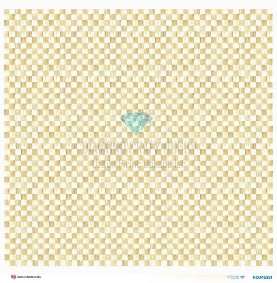 Diamond Pirinç Dekopaj Kağıdı - 5351 - 90x90cm