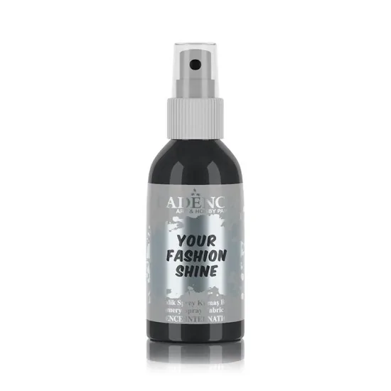 Cadence Your Fashion Metalik Sprey Kumaş Boyası 1119 Siyah 100ml