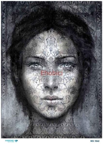 Diamond Pirinç Dekopaj Kağıdı - 1242