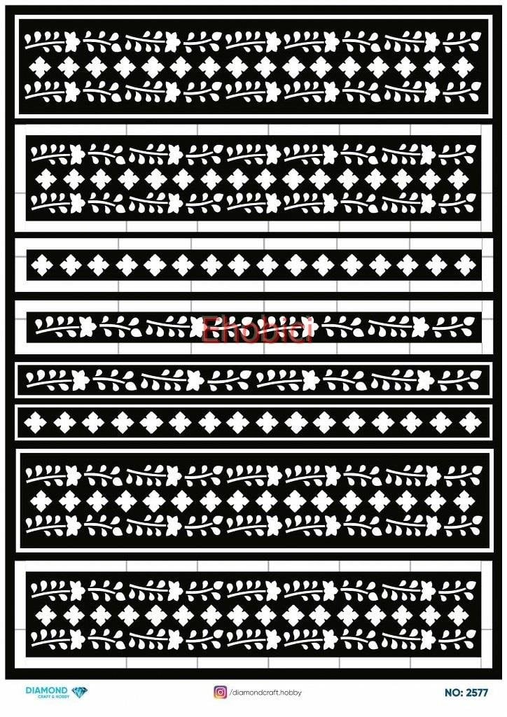 Diamond Pirinç Dekopaj Kağıdı - 2577