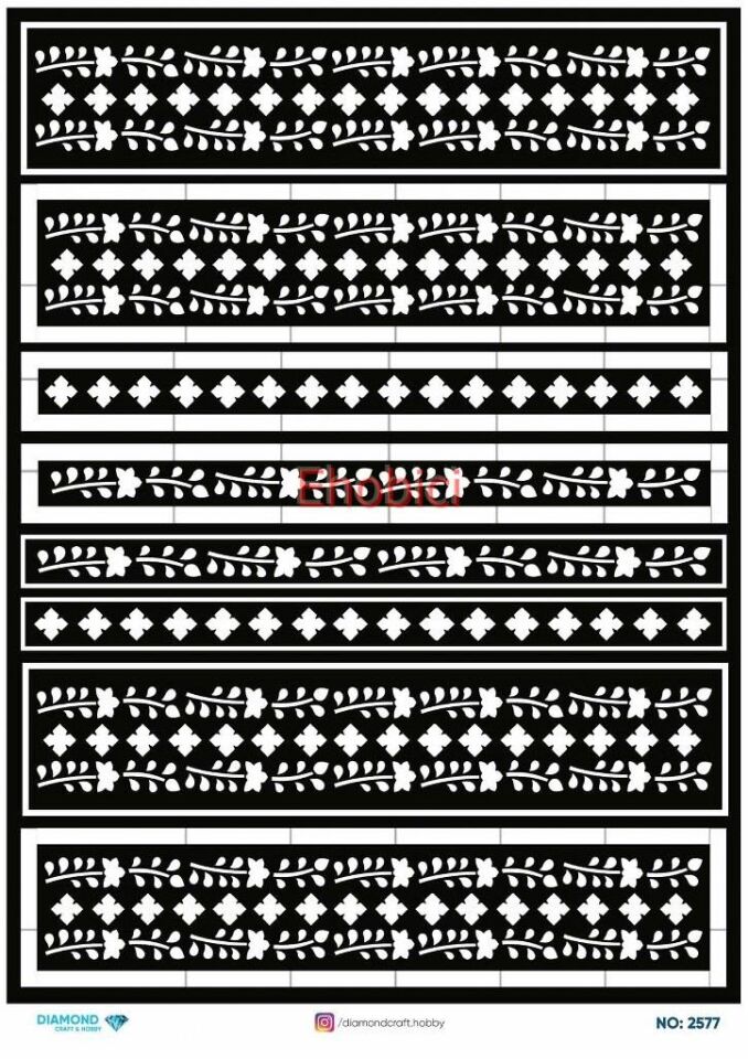 Diamond Pirinç Dekopaj Kağıdı - 2577