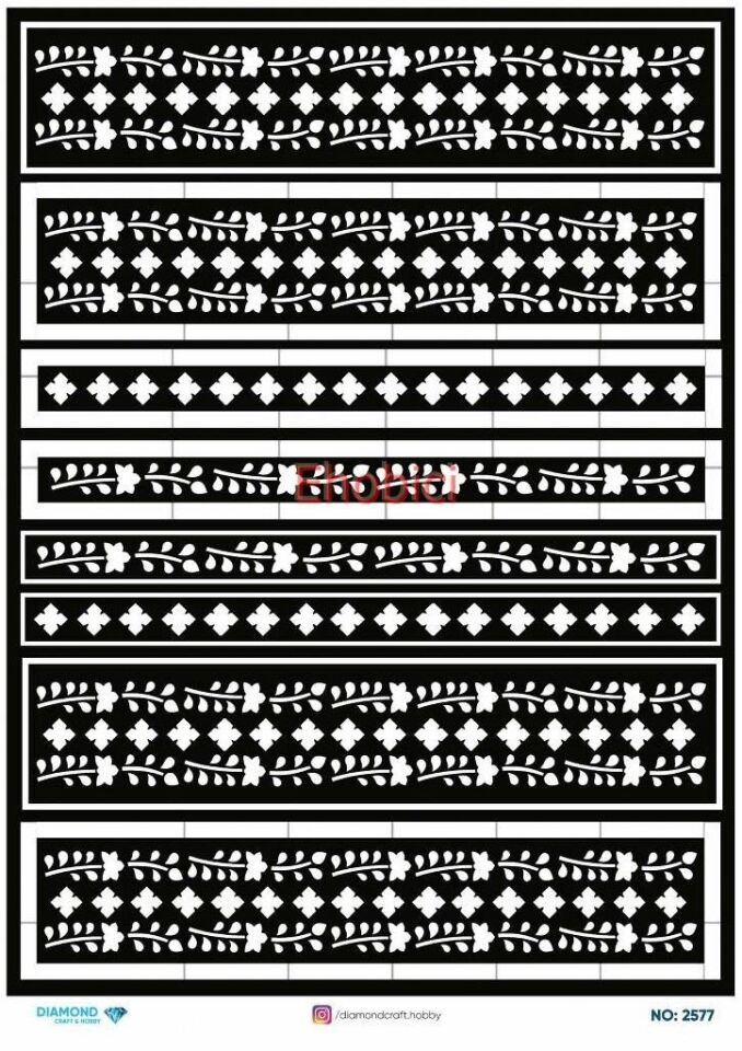 Diamond Pirinç Dekopaj Kağıdı - 2577