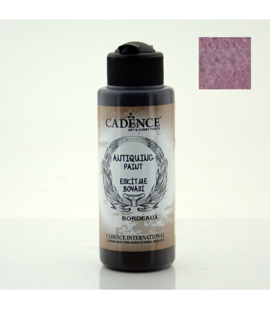 Cadence Eskitme Boyası 303 Bordo Antiquing 120ml