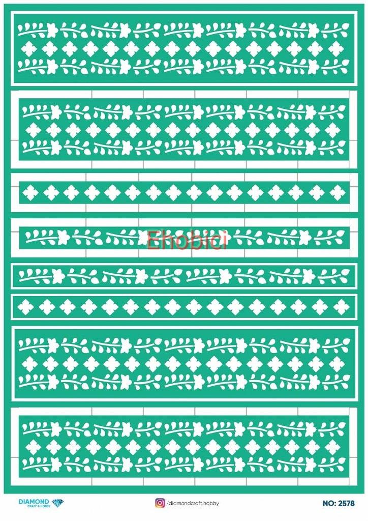 Diamond Pirinç Dekopaj Kağıdı - 2578