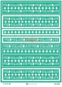 Diamond Pirinç Dekopaj Kağıdı - 2578