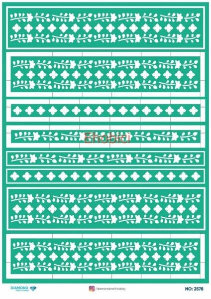 Diamond Pirinç Dekopaj Kağıdı - 2578