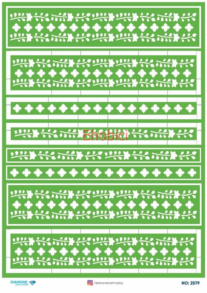 Diamond Pirinç Dekopaj Kağıdı - 2579